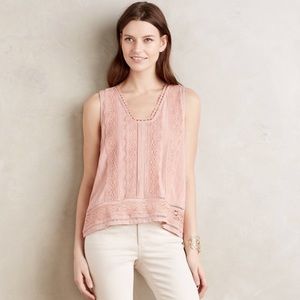 •Anthro• Vanessa Virginia Mirabella lace top